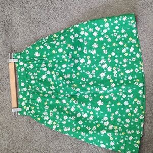 1901 Knee Length Skirt, Floral, XXS Petite